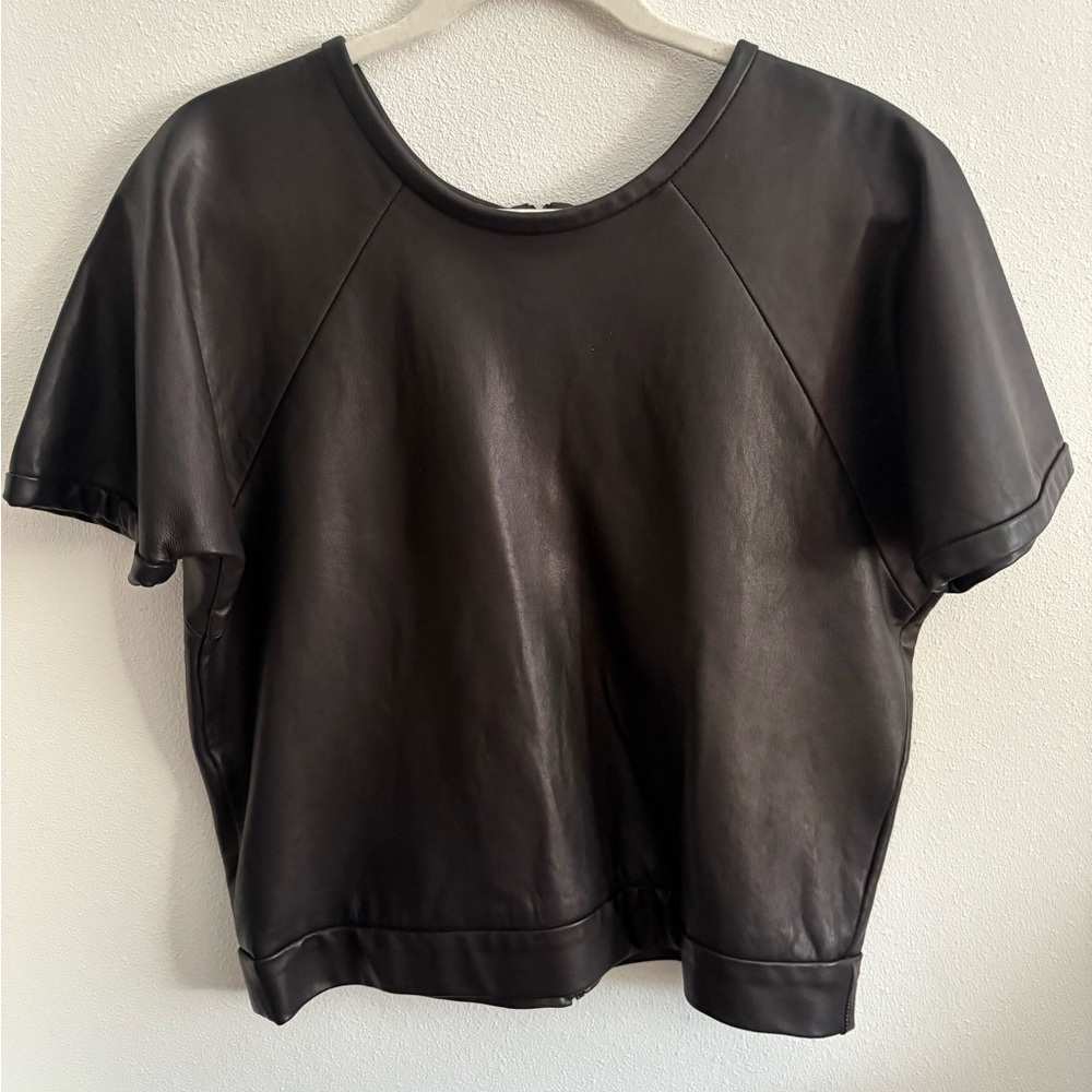 Rag & Bone Leather Top